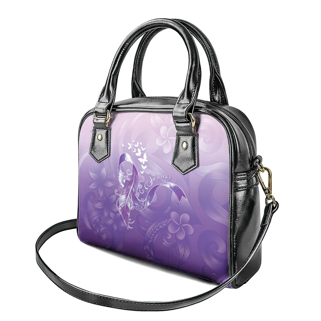 Lupus Awareness Month Shoulder Handbag Polynesian Style