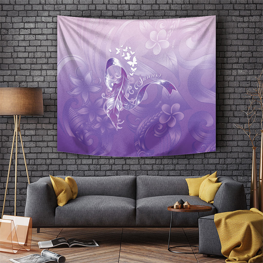 Lupus Awareness Month Tapestry Polynesian Style