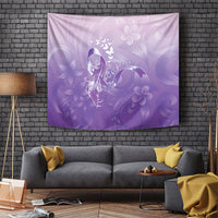 Lupus Awareness Month Tapestry Polynesian Style