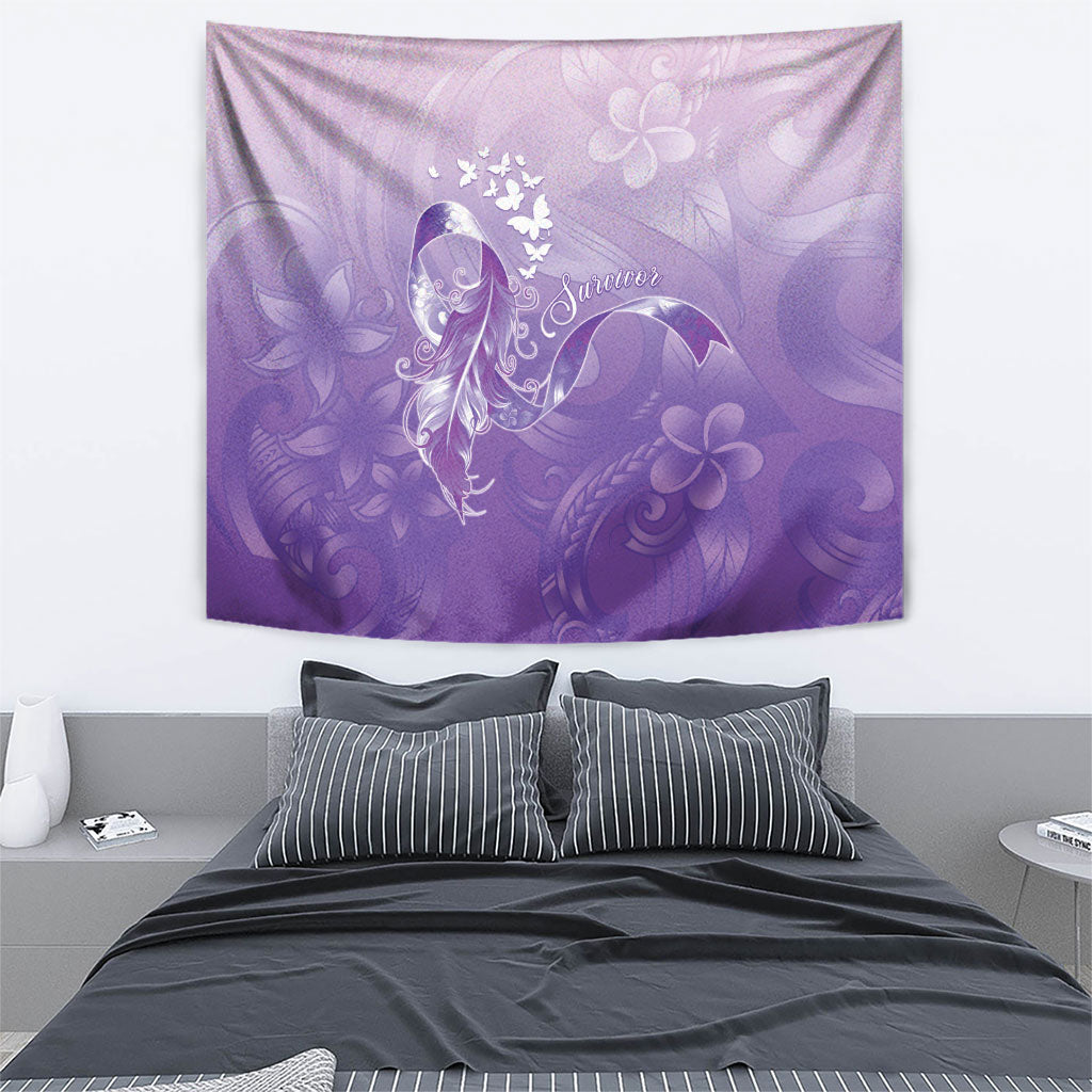 Lupus Awareness Month Tapestry Polynesian Style