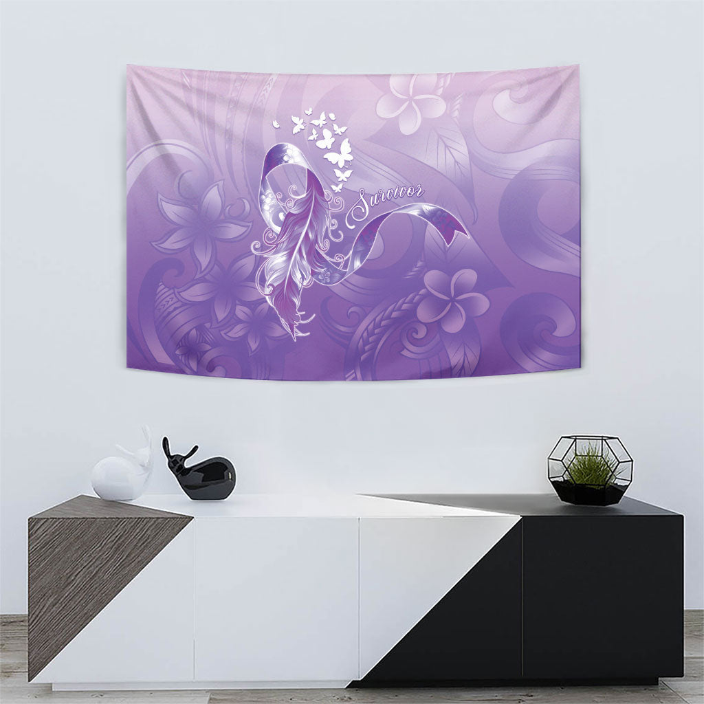 Lupus Awareness Month Tapestry Polynesian Style
