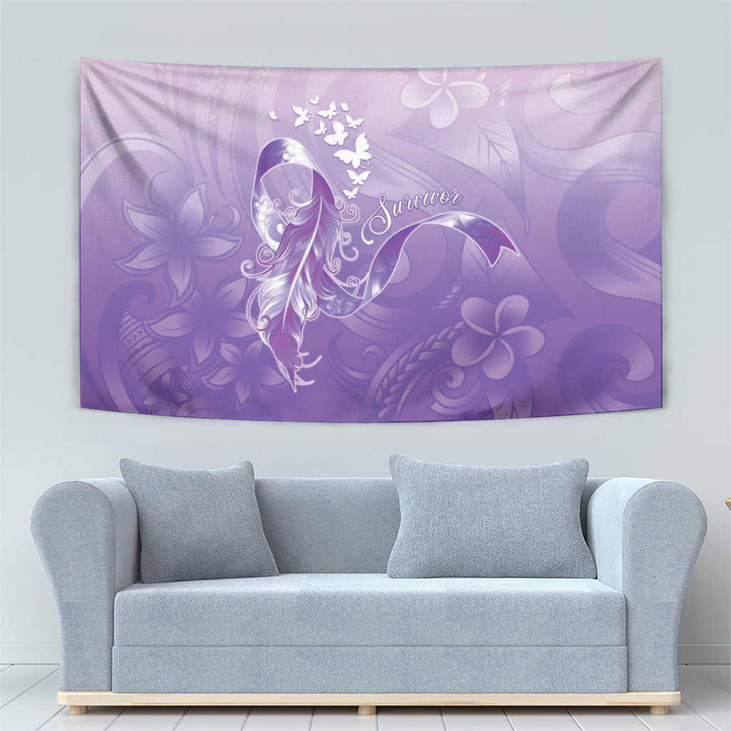 Lupus Awareness Month Tapestry Polynesian Style