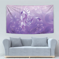 Lupus Awareness Month Tapestry Polynesian Style