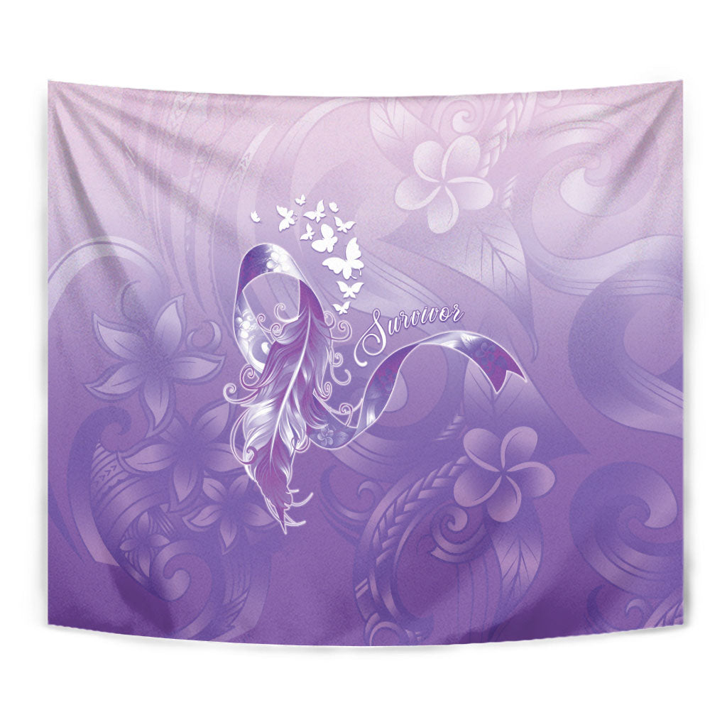 Lupus Awareness Month Tapestry Polynesian Style
