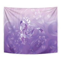 Lupus Awareness Month Tapestry Polynesian Style