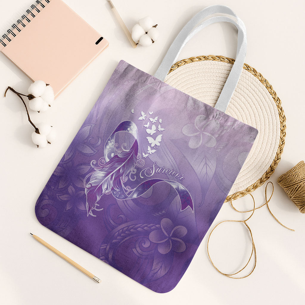 Lupus Awareness Month Tote Bag Polynesian Style