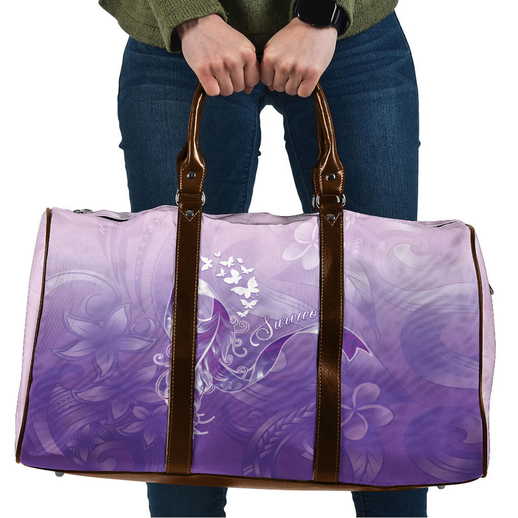 Lupus Awareness Month Travel Bag Polynesian Style