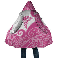 Personalised New Zealand Nurse Cloak Maori Koru Pink Version