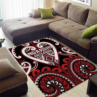 Aotearoa Ngapuhi Area Rug Maori Tribal Pattern LT05 - Polynesian Pride