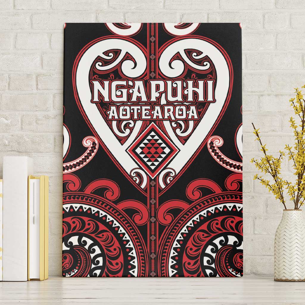 Aotearoa Ngapuhi Canvas Wall Art Maori Tribal Pattern