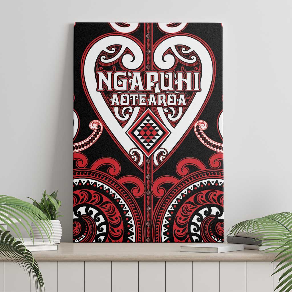Aotearoa Ngapuhi Canvas Wall Art Maori Tribal Pattern