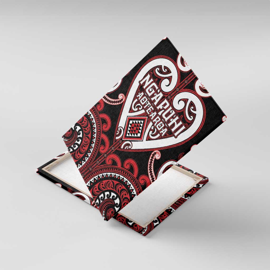 Aotearoa Ngapuhi Canvas Wall Art Maori Tribal Pattern