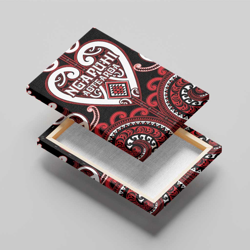 Aotearoa Ngapuhi Canvas Wall Art Maori Tribal Pattern