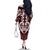 Custom Aotearoa Ngapuhi Family Matching Off The Shoulder Long Sleeve Dress and Hawaiian Shirt Maori Tribal Pattern