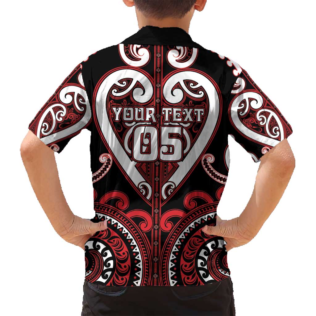 Custom Aotearoa Ngapuhi Family Matching Puletasi and Hawaiian Shirt Maori Tribal Pattern