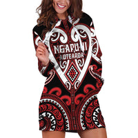 Custom Aotearoa Ngapuhi Hoodie Dress Maori Tribal Pattern