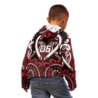 Custom Aotearoa Ngapuhi Kid Hoodie Maori Tribal Pattern