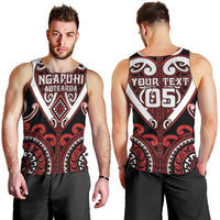 Custom Aotearoa Ngapuhi Men Tank Top Maori Tribal Pattern