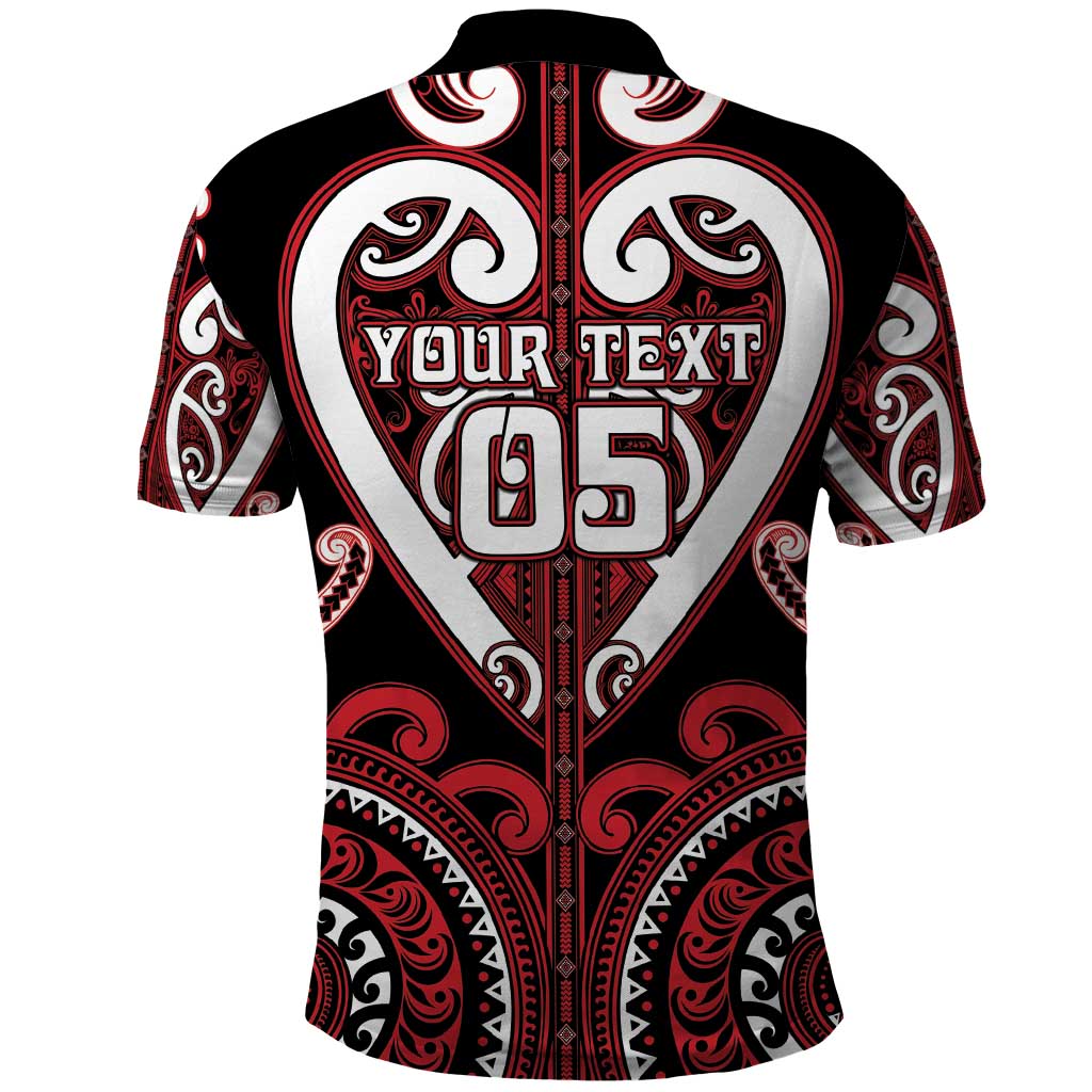 Custom Aotearoa Ngapuhi Polo Shirt Maori Tribal Pattern