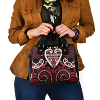 Aotearoa Ngapuhi Shoulder Handbag Maori Tribal Pattern LT05 - Polynesian Pride