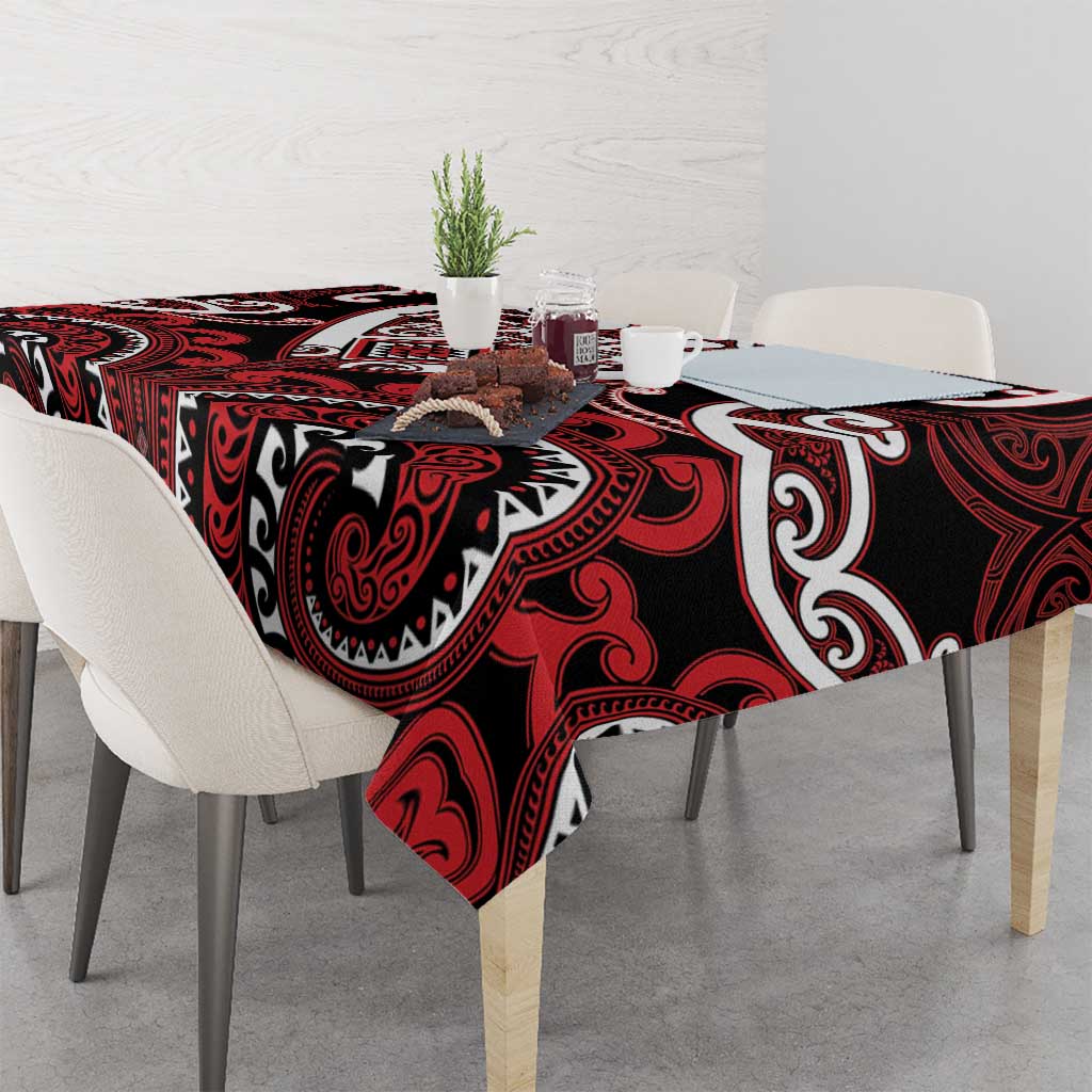 Aotearoa Ngapuhi Tablecloth Maori Tribal Pattern LT05 - Polynesian Pride