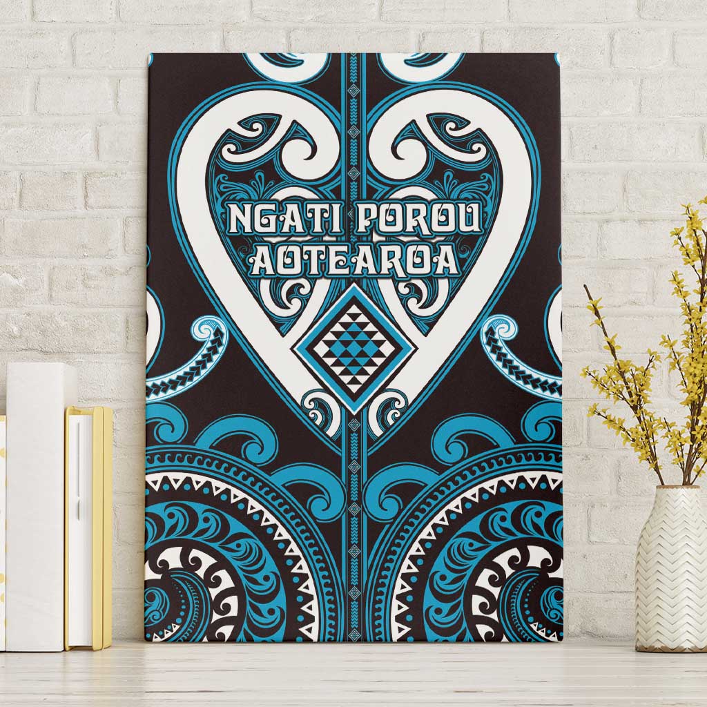 Aotearoa Ngati Porou Canvas Wall Art Maori Tribal Pattern