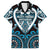 Custom Aotearoa Ngati Porou Family Matching Off The Shoulder Long Sleeve Dress and Hawaiian Shirt Maori Tribal Pattern