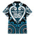 Custom Aotearoa Ngati Porou Family Matching Off The Shoulder Long Sleeve Dress and Hawaiian Shirt Maori Tribal Pattern
