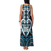 Custom Aotearoa Ngati Porou Family Matching Tank Maxi Dress and Hawaiian Shirt Maori Tribal Pattern