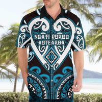 Custom Aotearoa Ngati Porou Hawaiian Shirt Maori Tribal Pattern