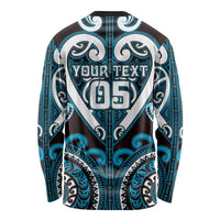 Custom Aotearoa Ngati Porou Long Sleeve Shirt Maori Tribal Pattern