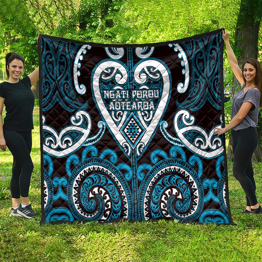 Aotearoa Ngati Porou Quilt Maori Tribal Pattern LT05 - Polynesian Pride
