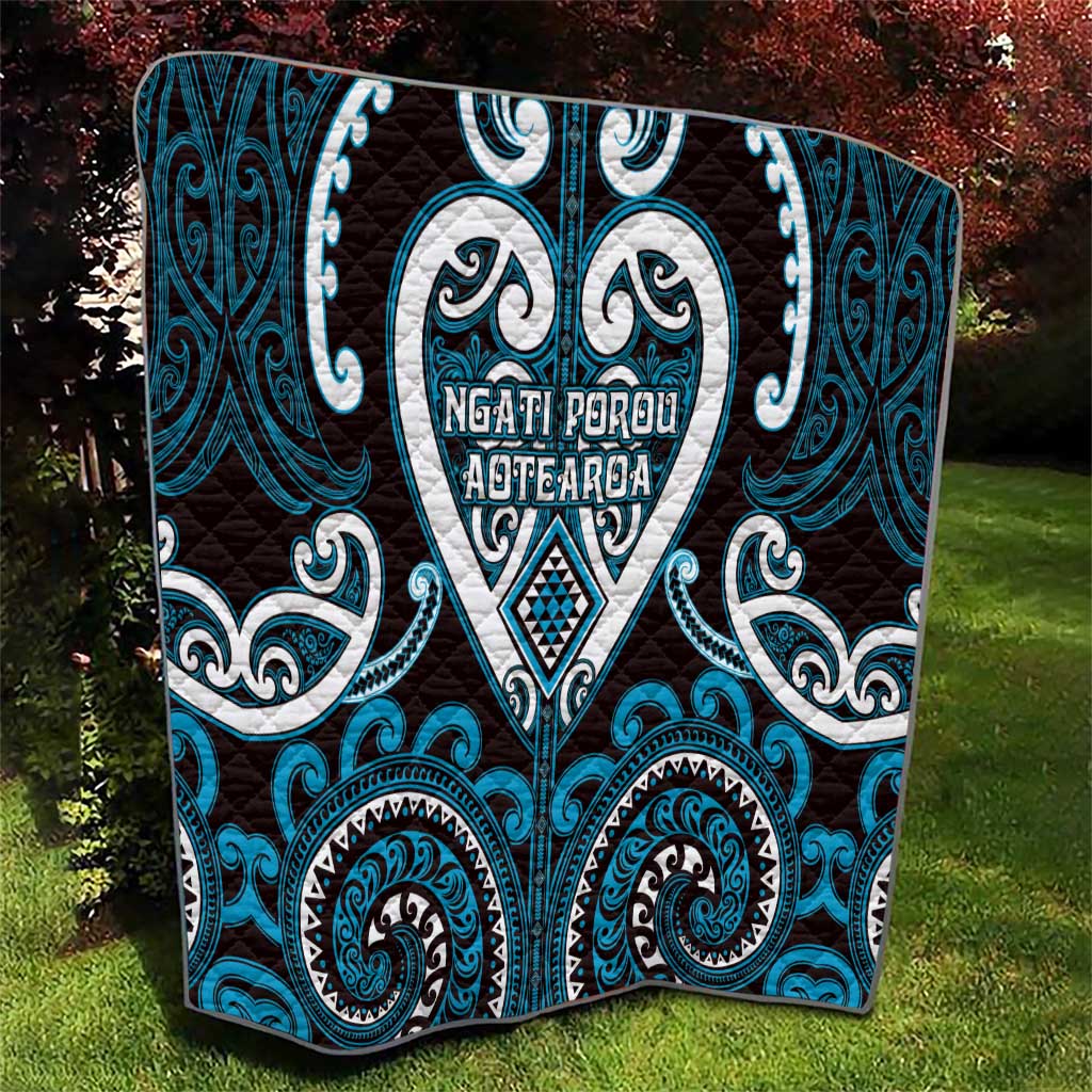 Aotearoa Ngati Porou Quilt Maori Tribal Pattern LT05 - Polynesian Pride