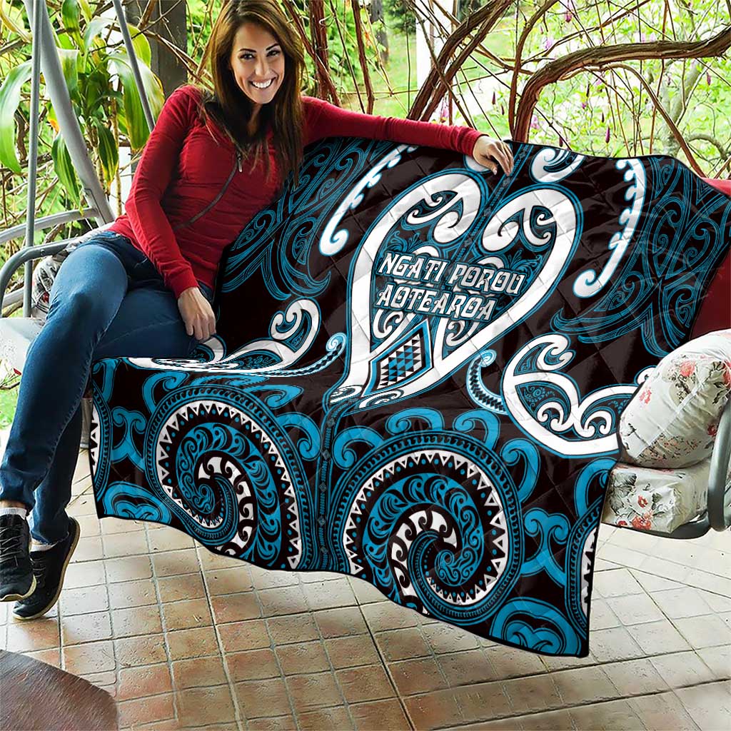 Aotearoa Ngati Porou Quilt Maori Tribal Pattern LT05 - Polynesian Pride