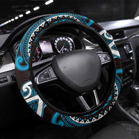 Aotearoa Ngati Porou Steering Wheel Cover Maori Tribal Pattern