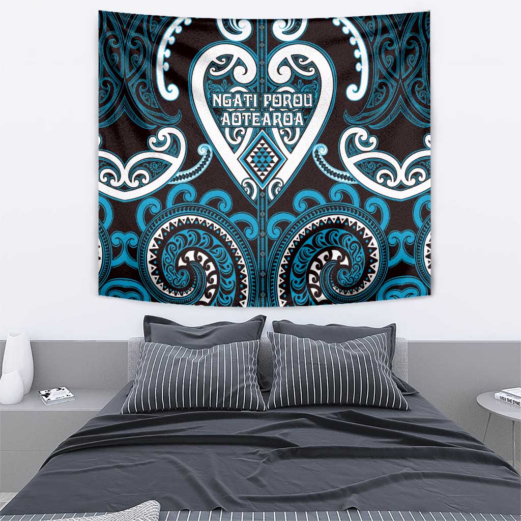Aotearoa Ngati Porou Tapestry Maori Tribal Pattern