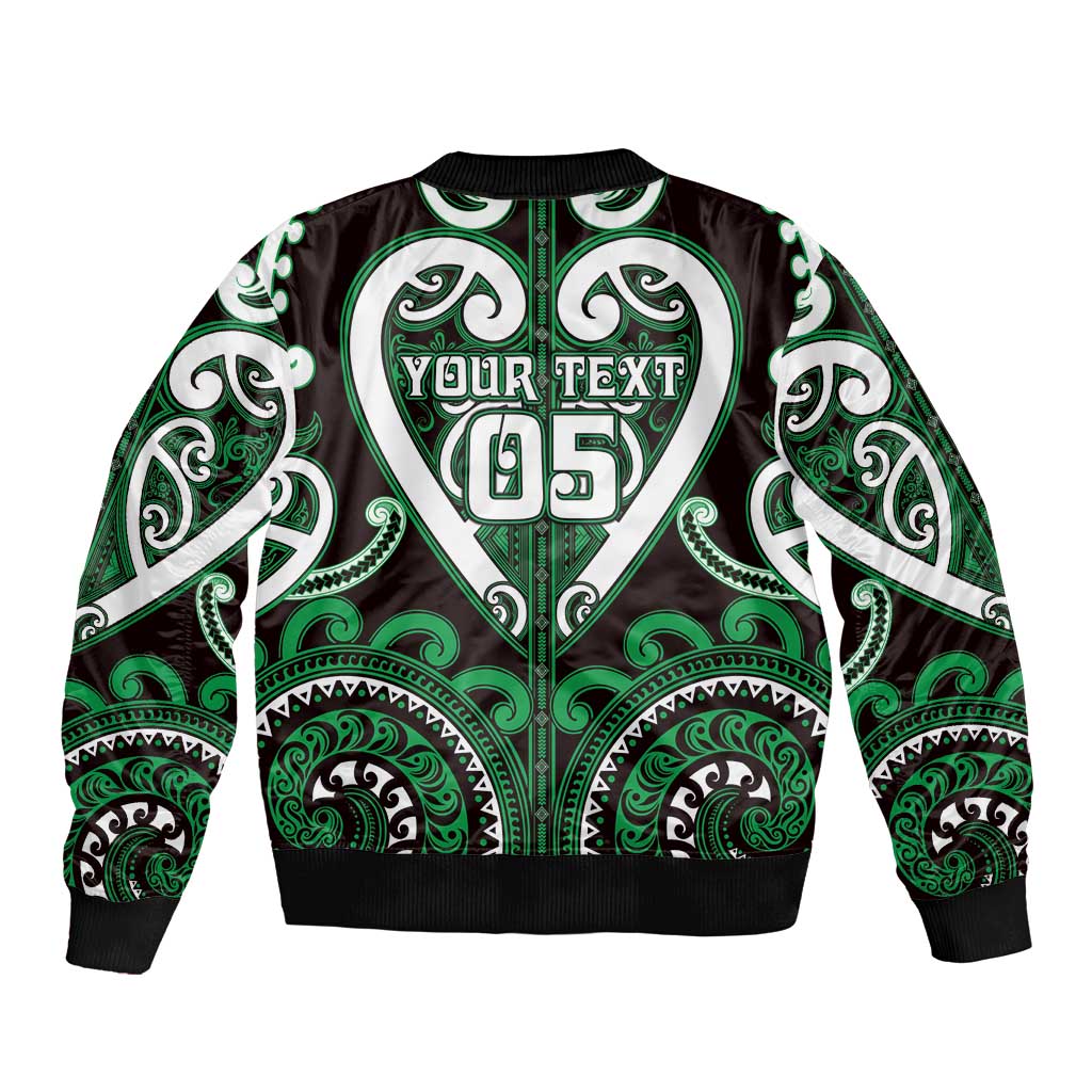 Custom Aotearoa Ngai Tahu Bomber Jacket Maori Tribal Pattern