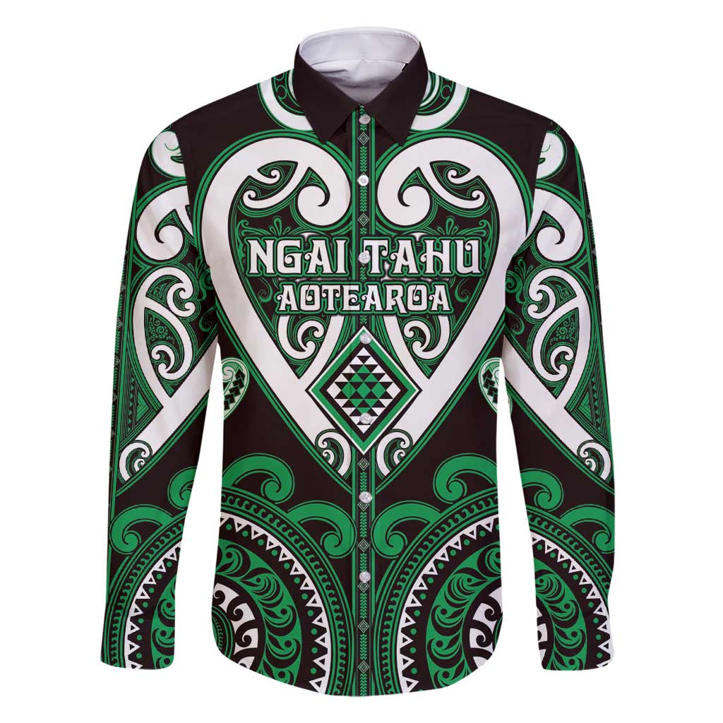 Custom Aotearoa Ngai Tahu Family Matching Mermaid Dress and Hawaiian Shirt Maori Tribal Pattern