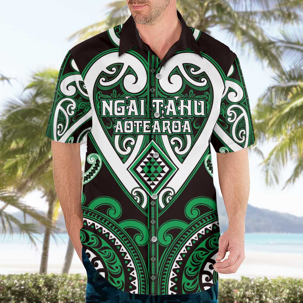 Custom Aotearoa Ngai Tahu Hawaiian Shirt Maori Tribal Pattern