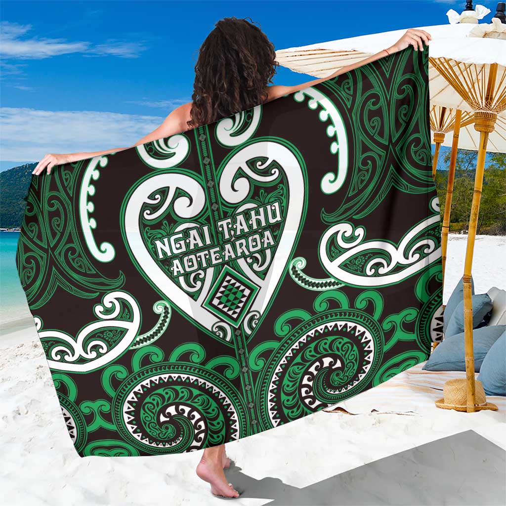Aotearoa Ngai Tahu Sarong Maori Tribal Pattern LT05 One Size 44 x 66 inches Green - Polynesian Pride