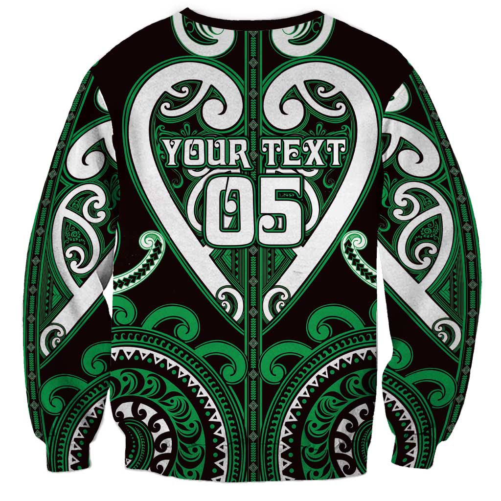 Custom Aotearoa Ngai Tahu Sweatshirt Maori Tribal Pattern