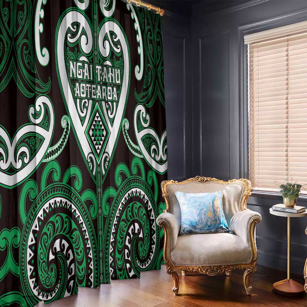 Aotearoa Ngai Tahu Window Curtain Maori Tribal Pattern LT05 - Polynesian Pride