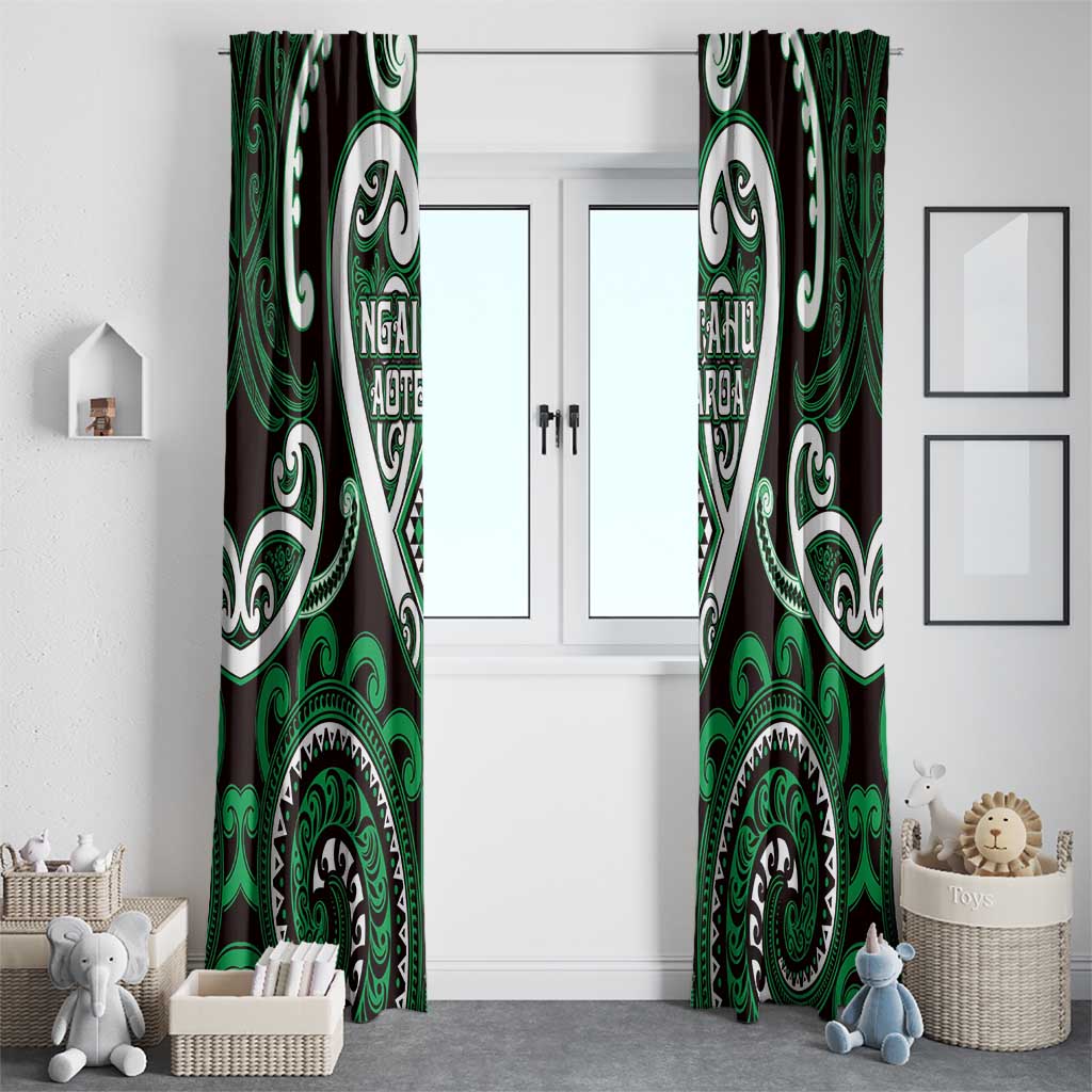 Aotearoa Ngai Tahu Window Curtain Maori Tribal Pattern LT05 - Polynesian Pride
