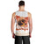 Hawaiian Volcano Lava Flow Men Tank Top With Hawaiian Tapa Pattern