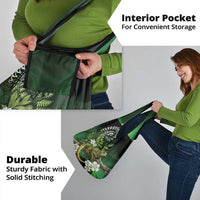 Aotearoa New Zealand Tuatara Grocery Bag Maori Koru Art