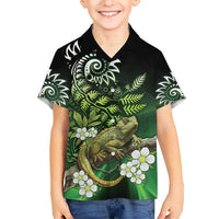 Aotearoa New Zealand Tuatara Hawaiian Shirt Maori Koru Art LT05 - Polynesian Pride