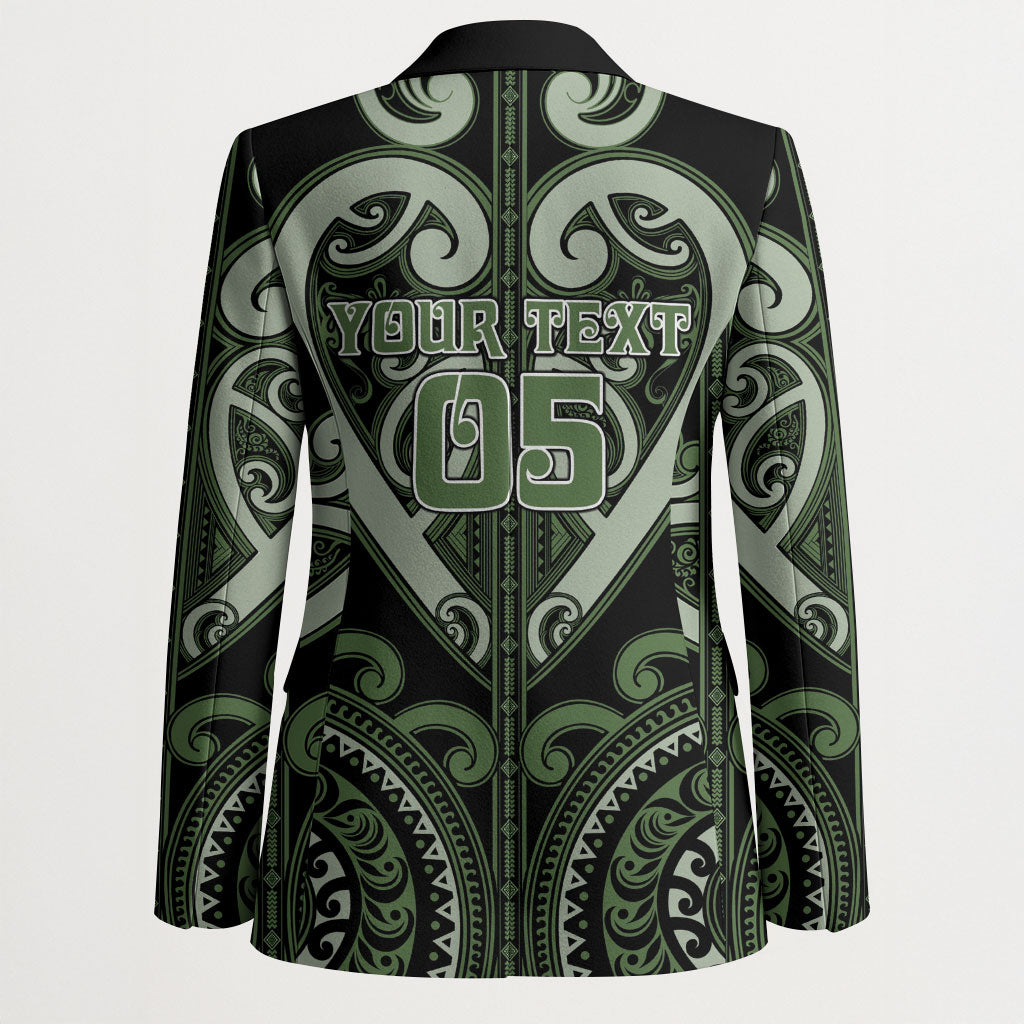 Custom Aotearoa Ngati Awa Blazer Maori Tribal Pattern LT05 - Polynesian Pride
