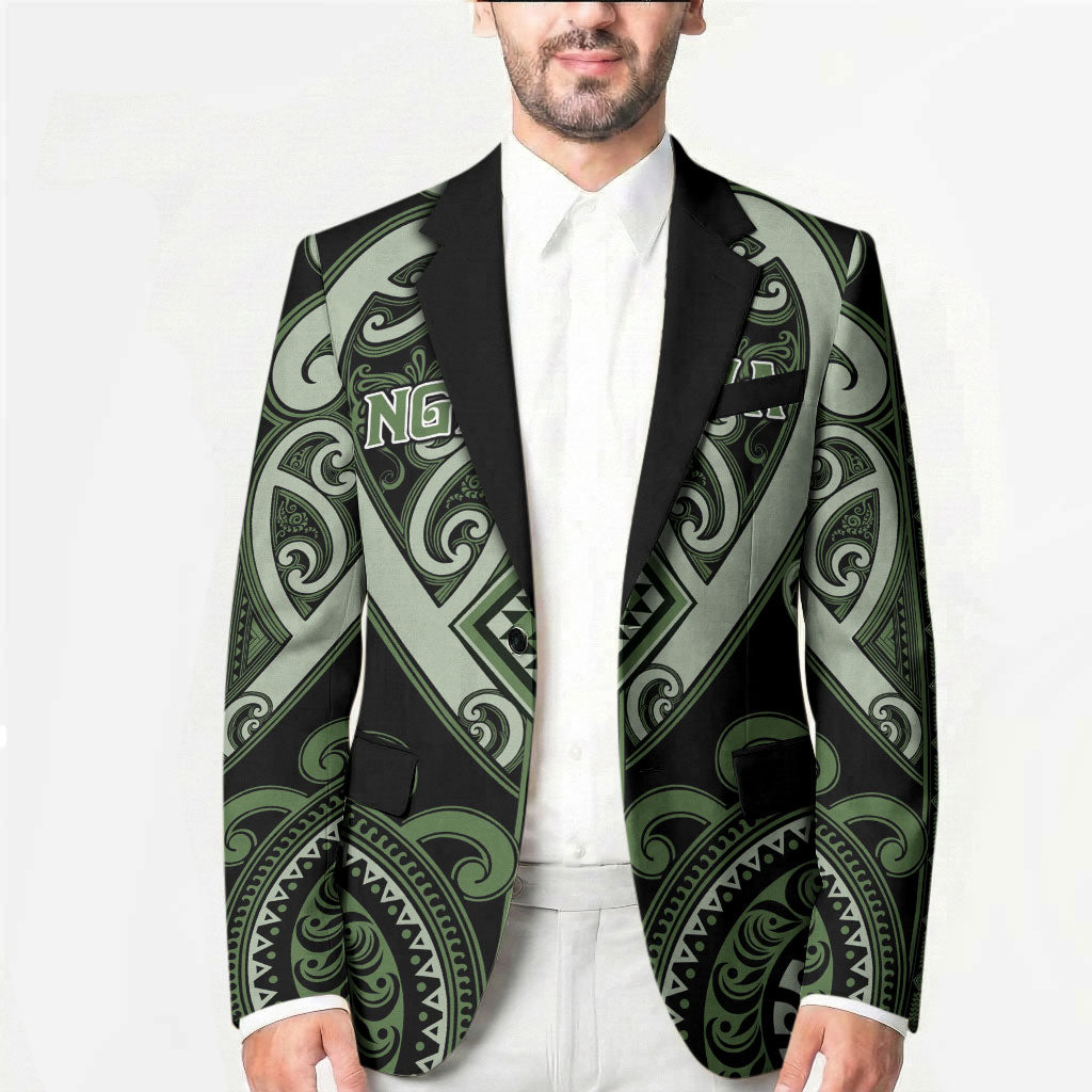Custom Aotearoa Ngati Awa Blazer Maori Tribal Pattern LT05 - Polynesian Pride