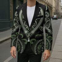 Custom Aotearoa Ngati Awa Blazer Maori Tribal Pattern LT05 - Polynesian Pride