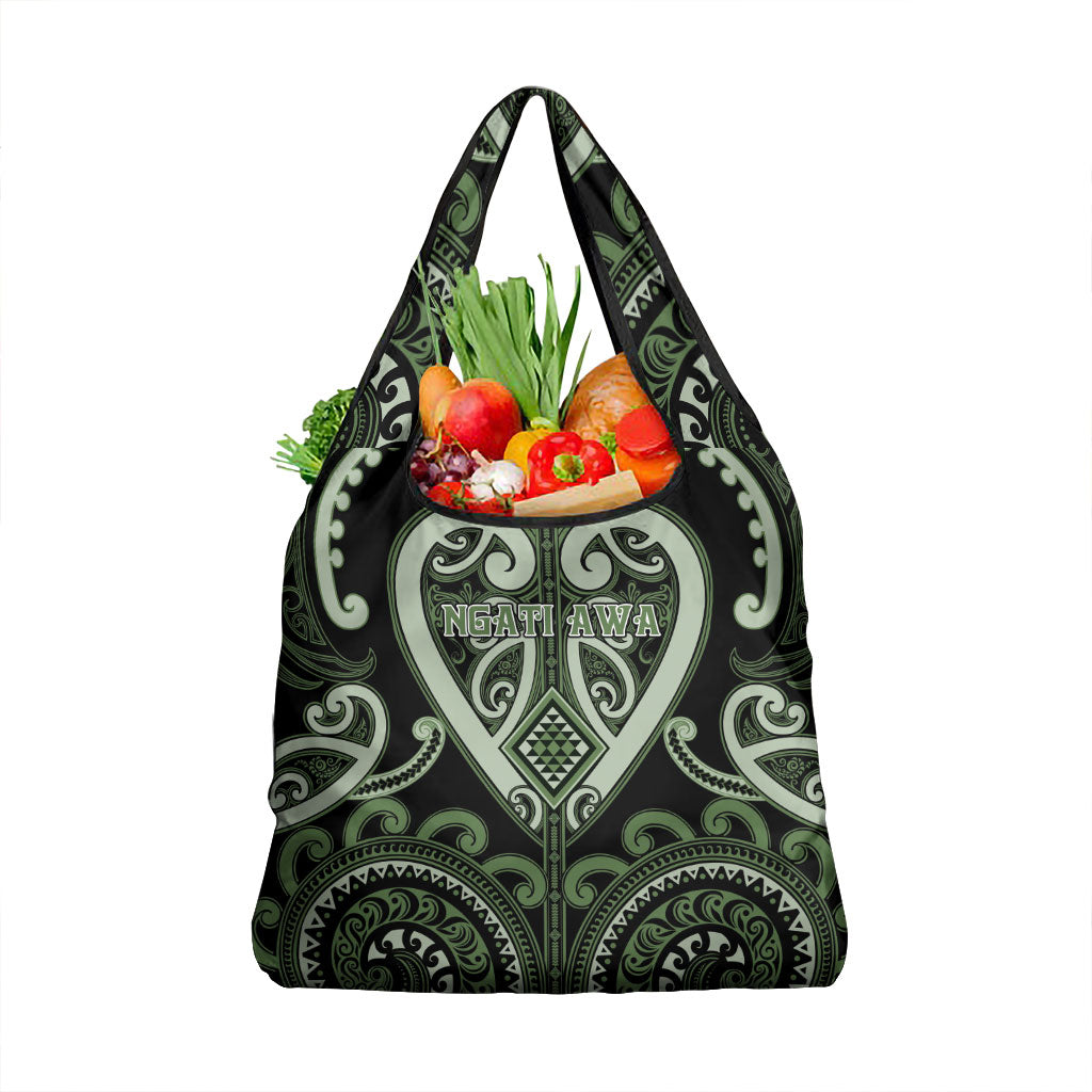 Aotearoa Ngati Awa Grocery Bag Maori Tribal Pattern